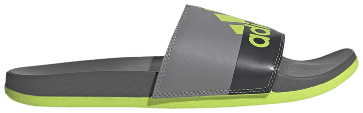 Adidas Adilette Comfort Slide Grey Semi Solar Slime