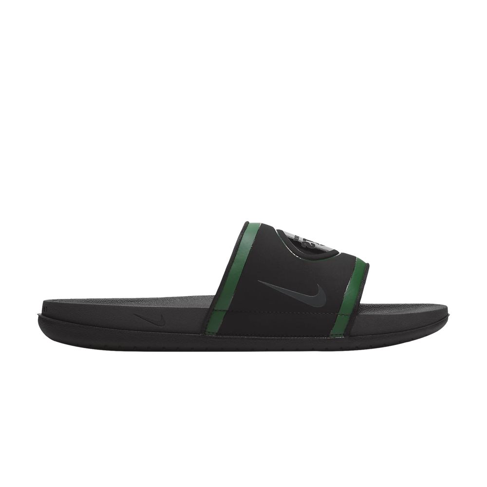 Pre-owned Nike Nfl X Offcourt Slide 'new York Jets' In Black