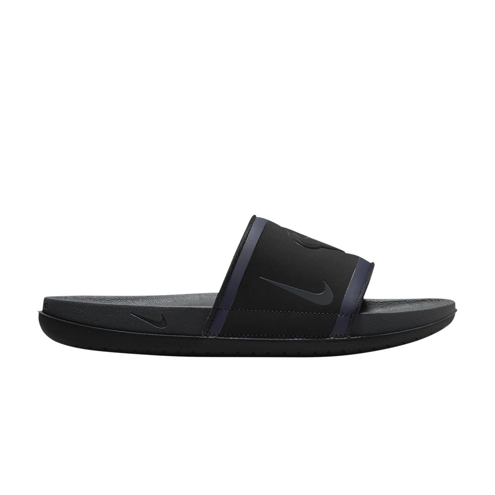 Pre-owned Nike Nfl X Offcourt Slide 'houston Texans' In Black