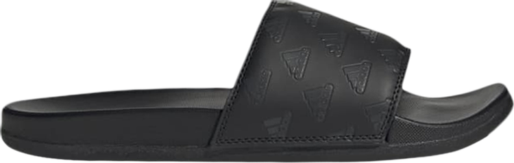 Buy Adilette Comfort Slide 'Repeat Logo - Black' - GV9736 | GOAT