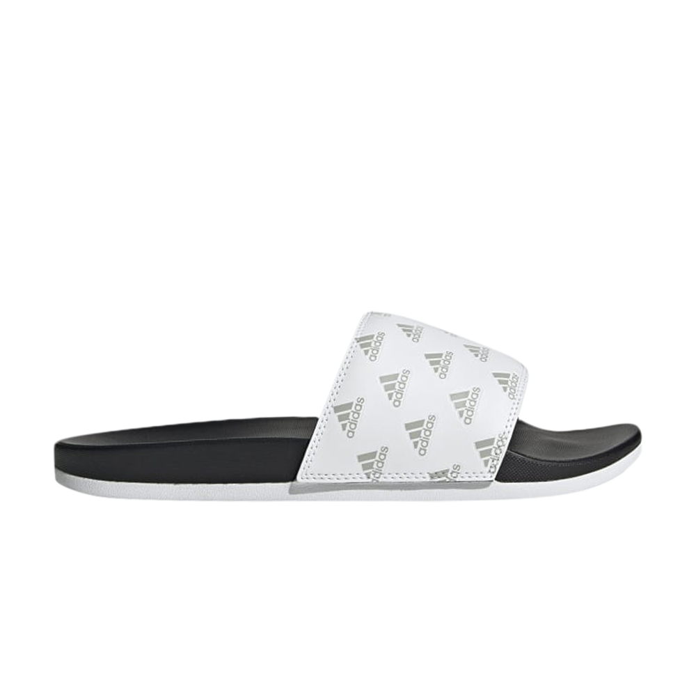 Pre-owned Adidas Originals Adilette Comfort Slide 'repeat Logo - White'