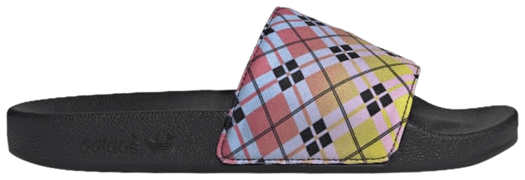 Adidas Adilette Slides Plaid