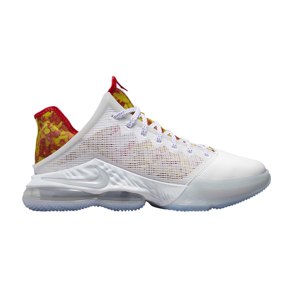 Nike Flintstone x LeBron 19 Low 'Magic Fruity Pebbles' | White | Men's Size 13.5