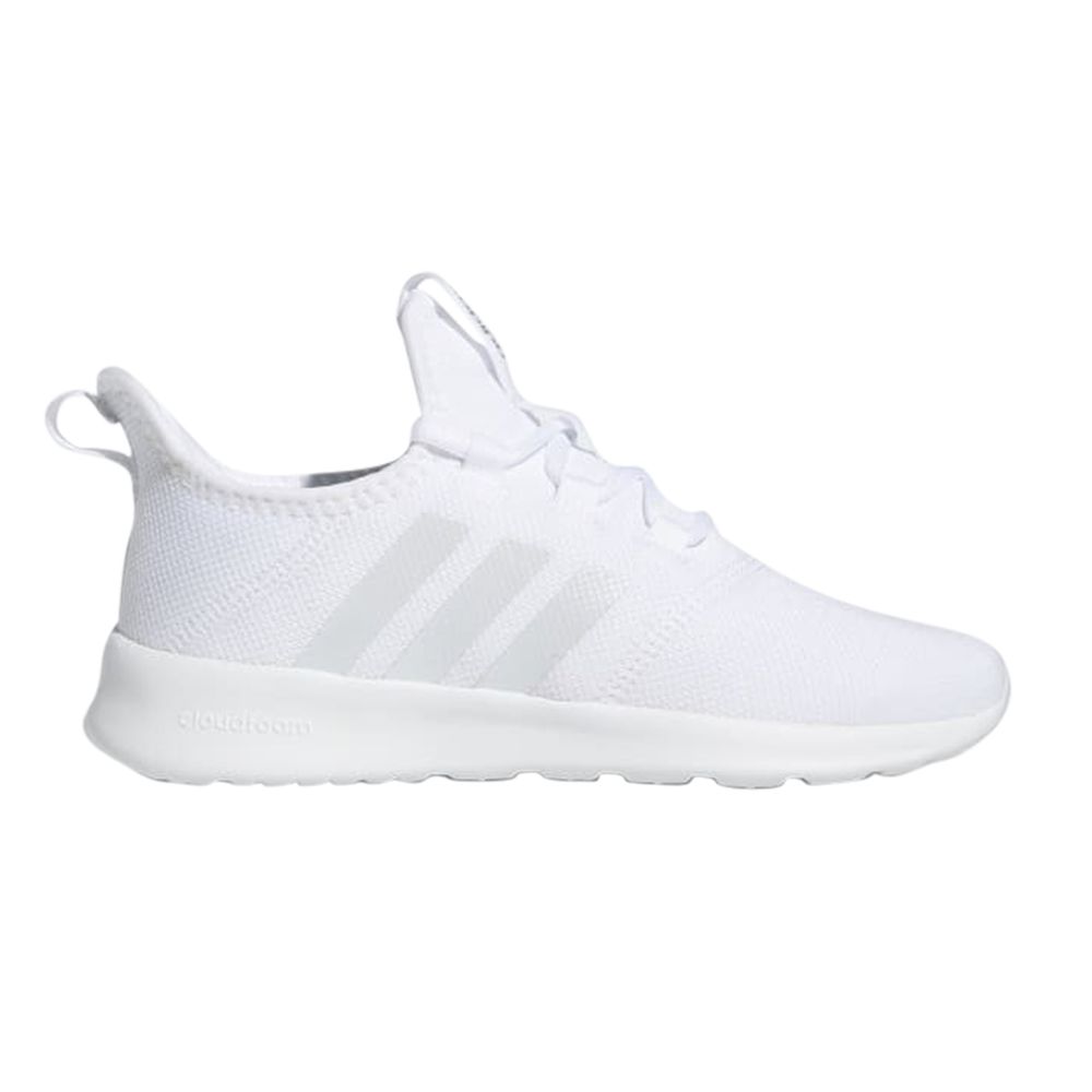 Pre-owned Adidas Originals Adidas Cloudfoam Pure Slip-on J 'cloud White Silver Metallic' | Kid's Size 7