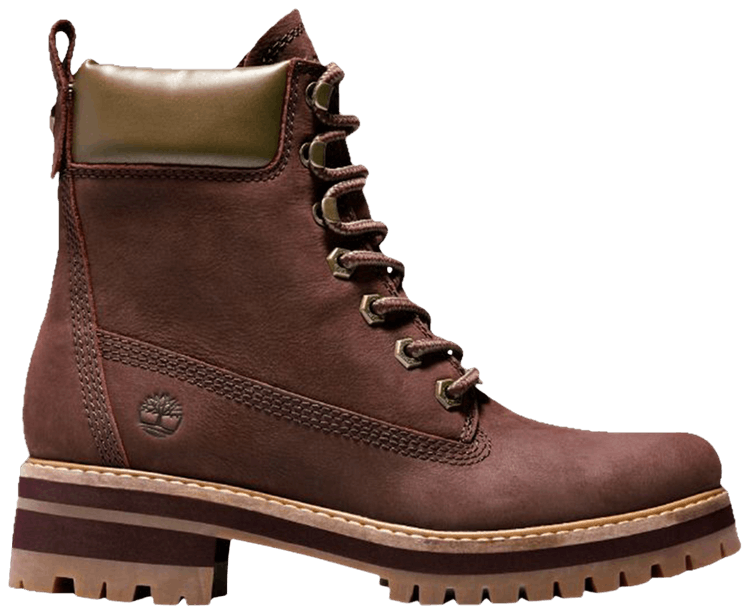Timberland Wmns Courmayeur Valley 6 Inch Boot Burgundy