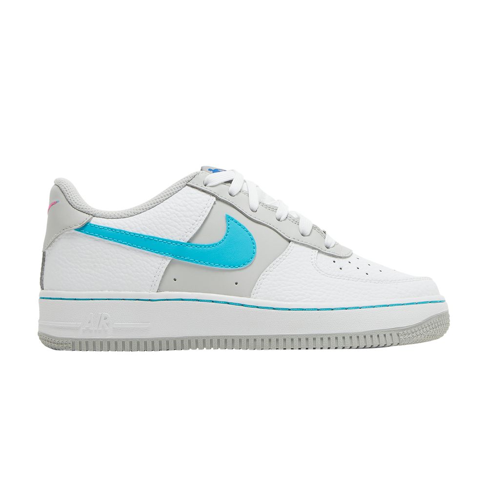 Pre-owned Nike Nba X Air Force 1 '07 Lv8 Emb Gs '75th Anniversary - Spurs' | Blue | Kid's Size 7