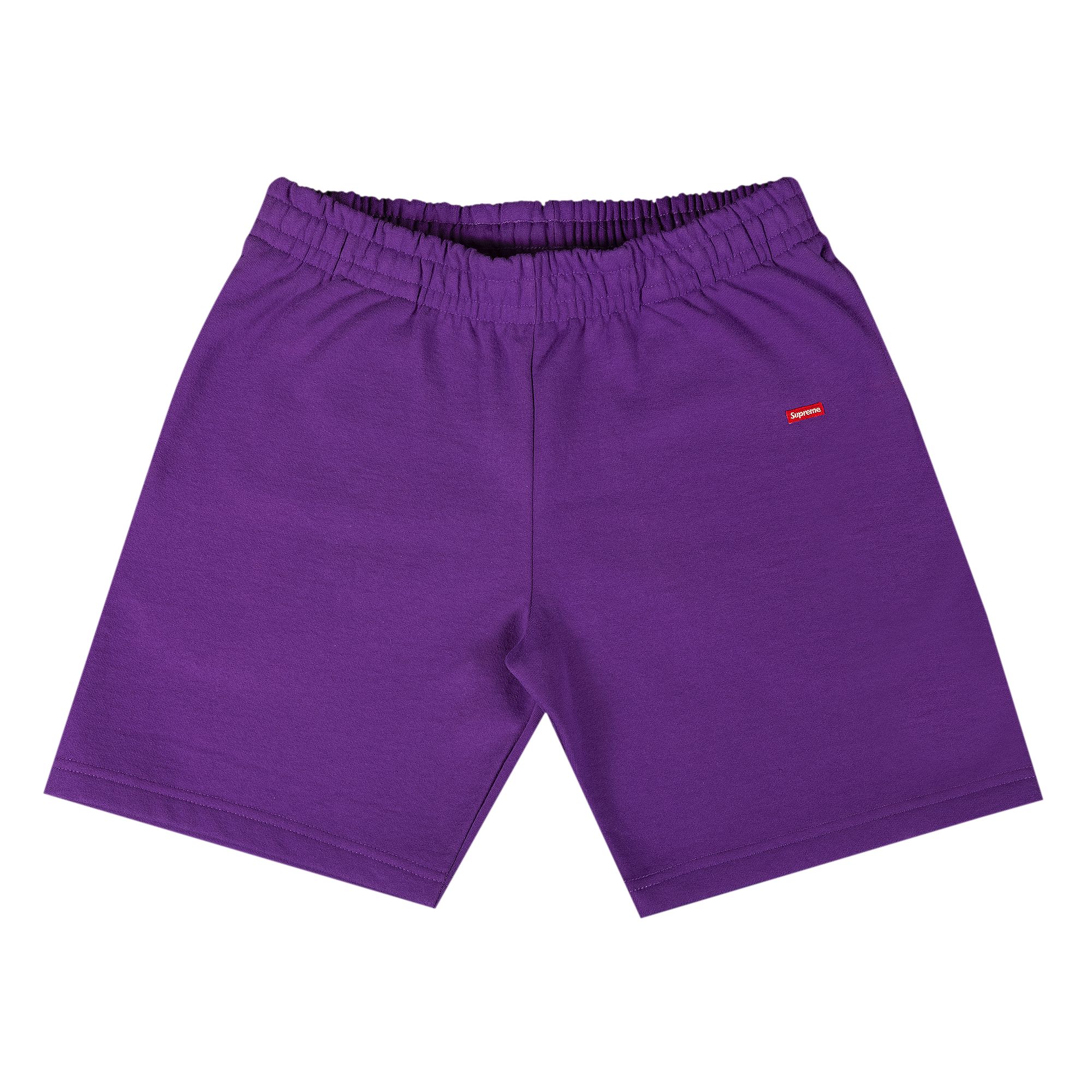 Supreme Small Box Sweatshort 'Purple' | Men's Size L