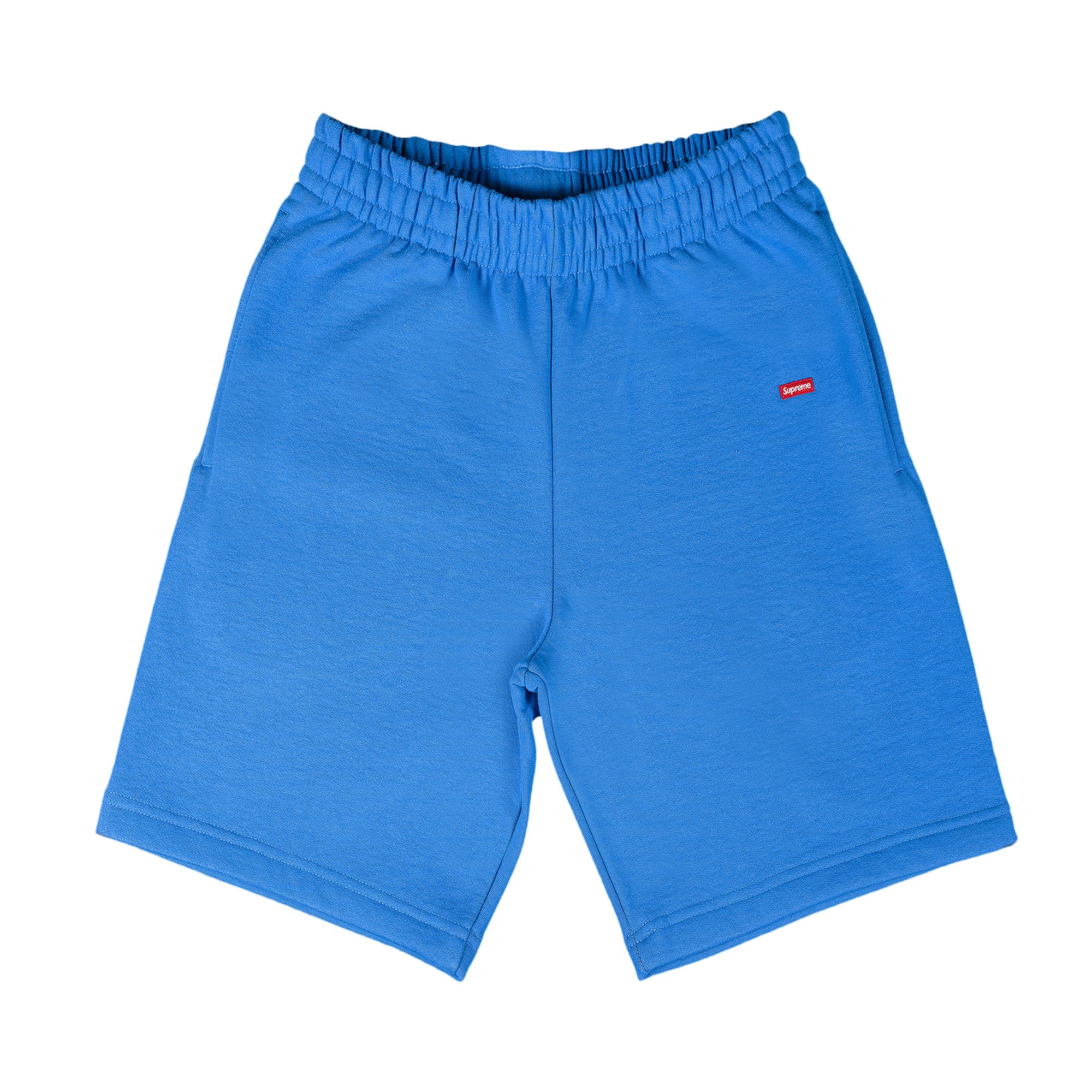 Supreme Small Box Sweatshort 'Bright Blue' | Men's Size M