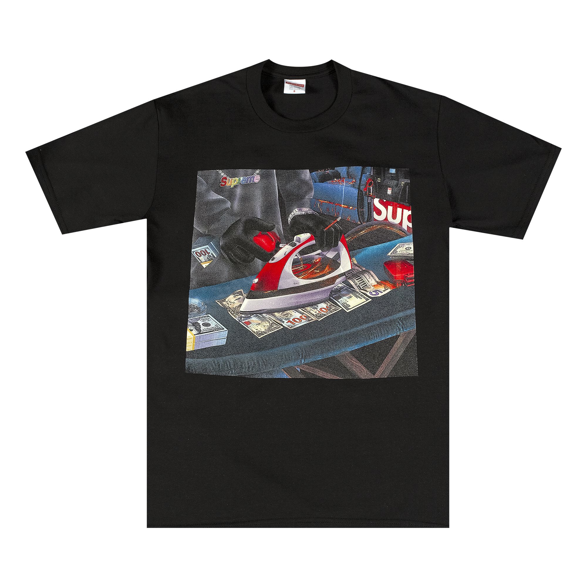 Supreme Gas Tee 'Black' | Men's Size L