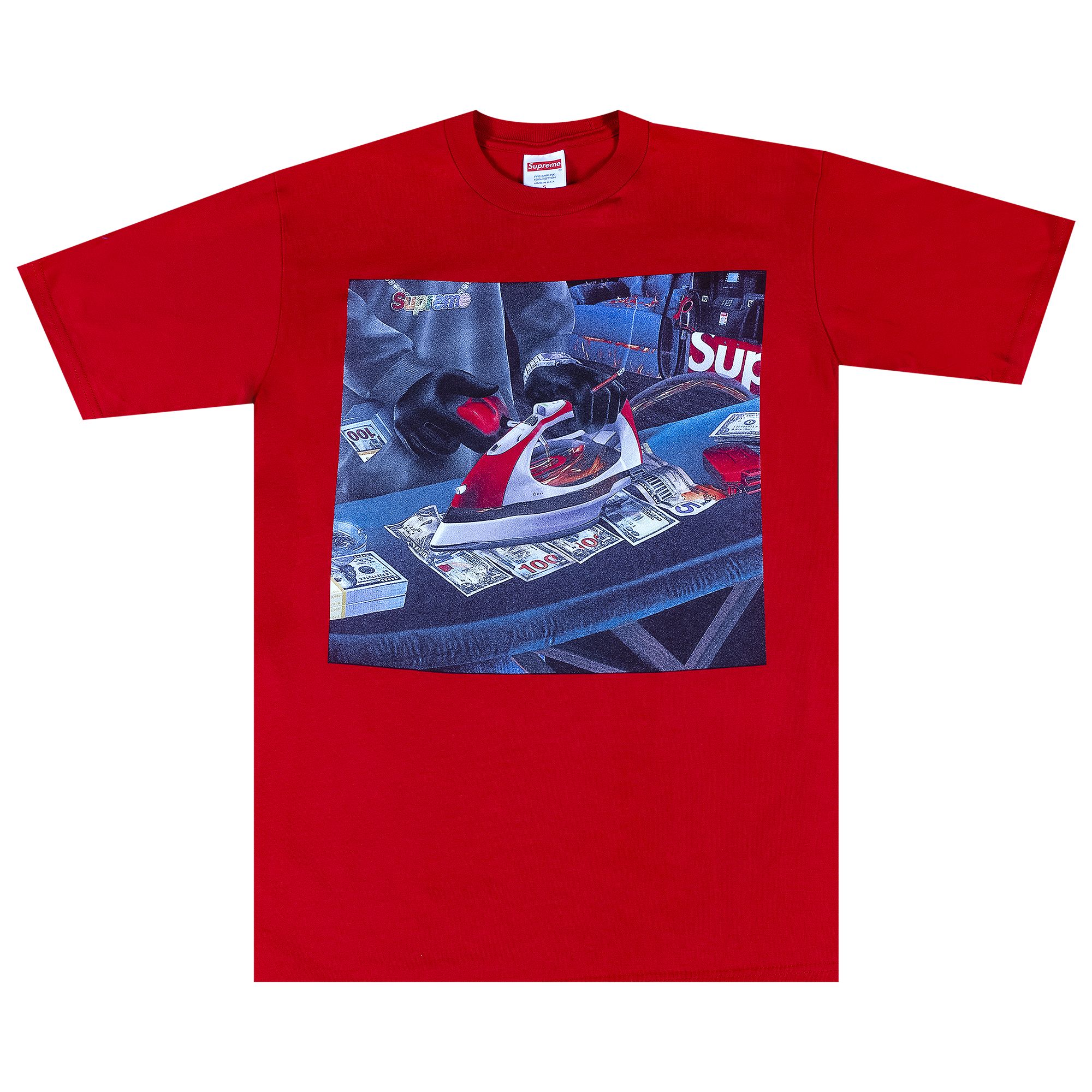 Supreme Gas Tee 'Red' | Men's Size L