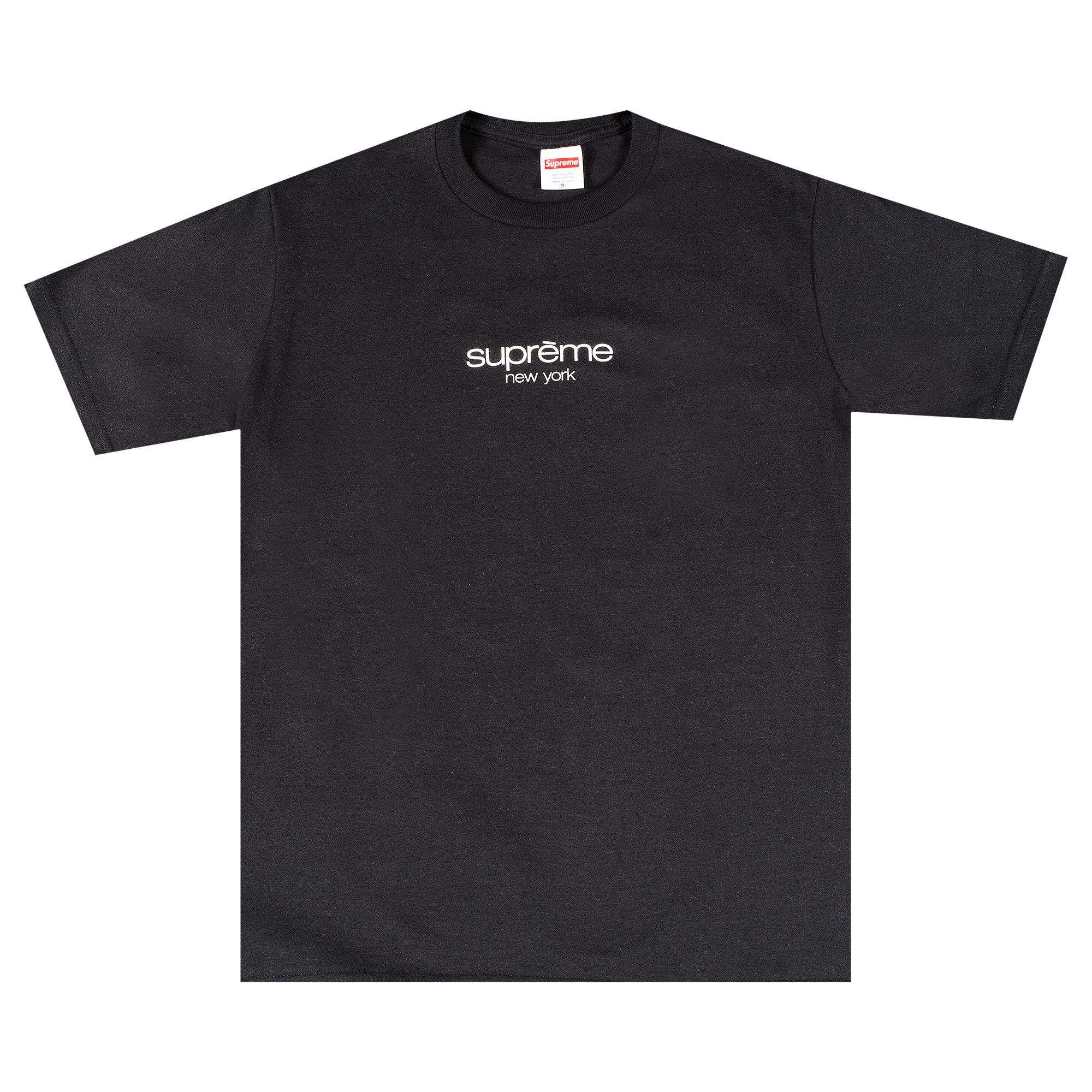 Supreme Classic Logo Tee 'Black' | Men's Size M