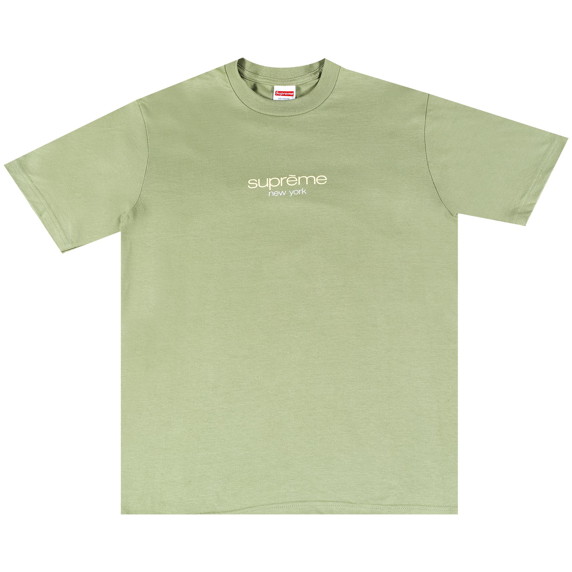 Supreme Classic Logo Tee 'Light Olive' | Green | Men's Size XL