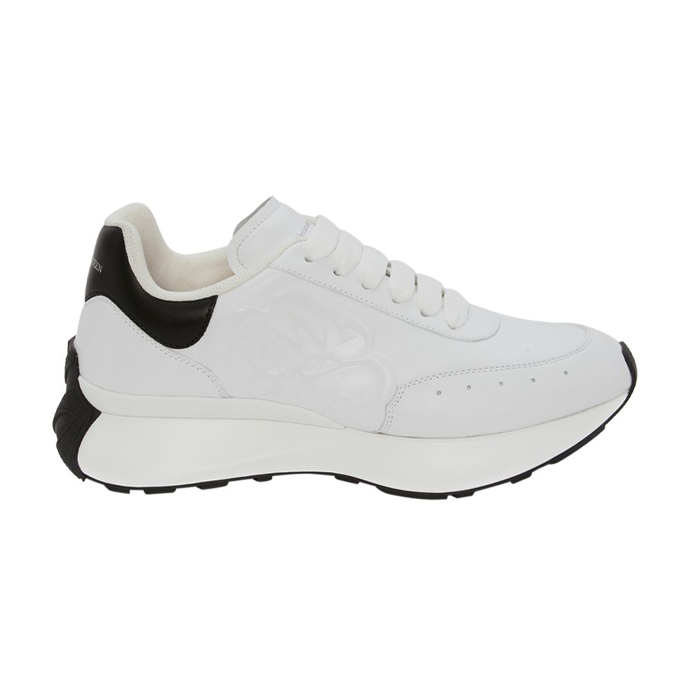Pre-owned Alexander Mcqueen Wmns Sprint Runner 'white Black' | Women's Size 39.5