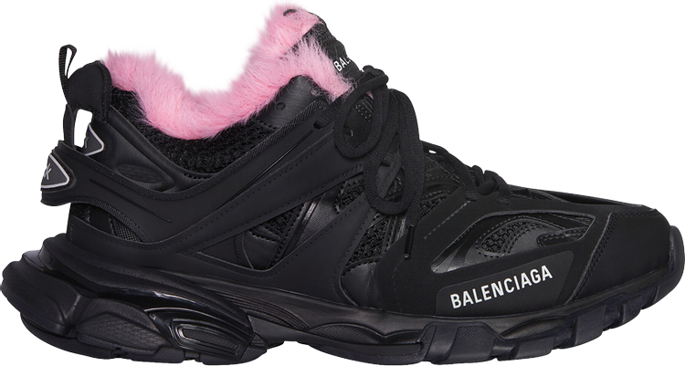 Balenciaga Wmns Track Sneaker 'Fake Fur - Black Pink'