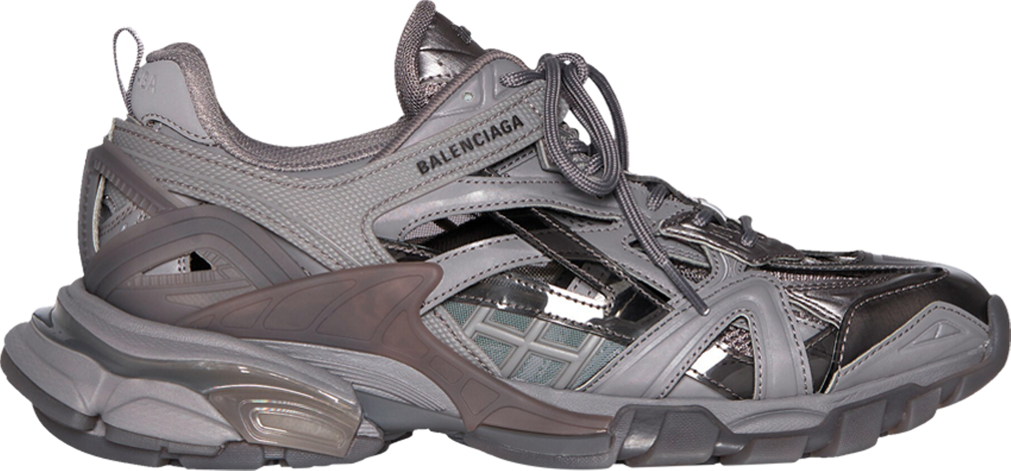 Buy Balenciaga Track.2 Sneaker 'Clear Sole - Grey' - 668823 W3CT1 1800 ...