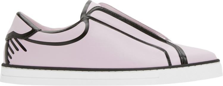 Joshua Vides x Fendi Wmns FF Logo Slip-On Sneaker 'Pink'