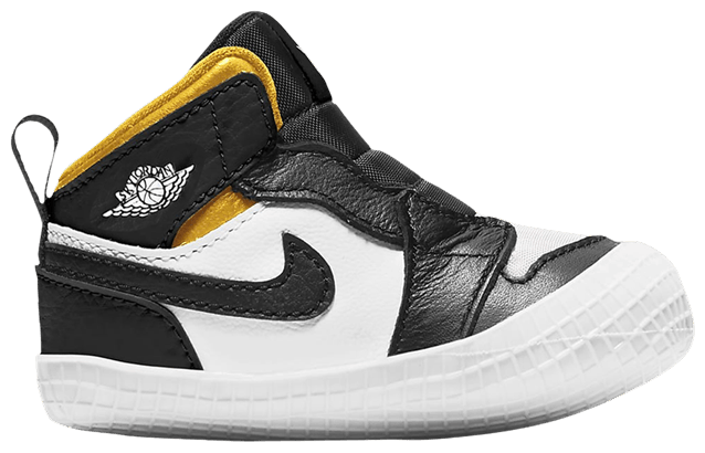 Air Jordan 1 Crib Bootie Black Varsity Maize