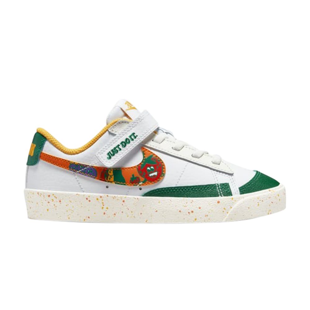 Pre-owned Nike Blazer Low '77 Ps 'fruity Graphics' | White | Kid's Size 11