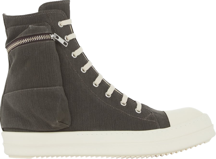 Buy Rick Owens DRKSHDW Fogachine Coated Denim Cargo High 'Black