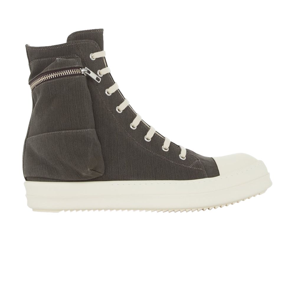 Rick Owens Rick Owens DRKSHDW Fogachine Coated Denim Cargo High 'Black Milk' | Men's Size 39