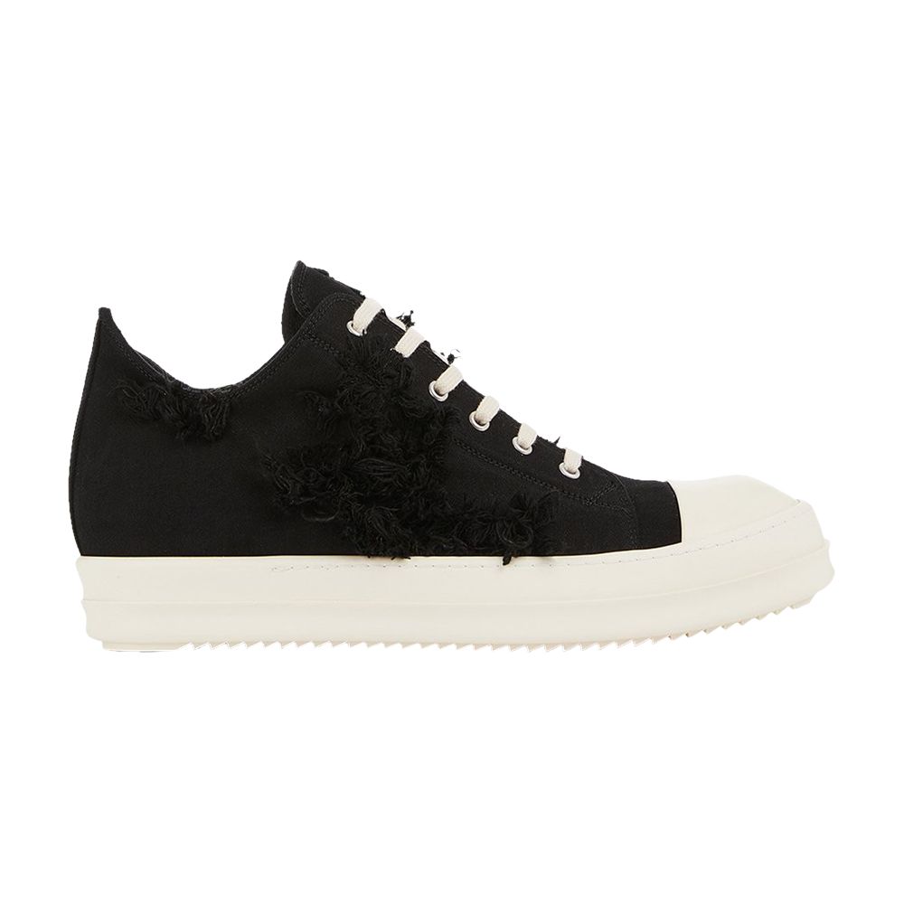 Pre-owned Rick Owens Drkshdw Fogachine Slashed Stretch Denim Low 'black Milk' | Men's Size 40