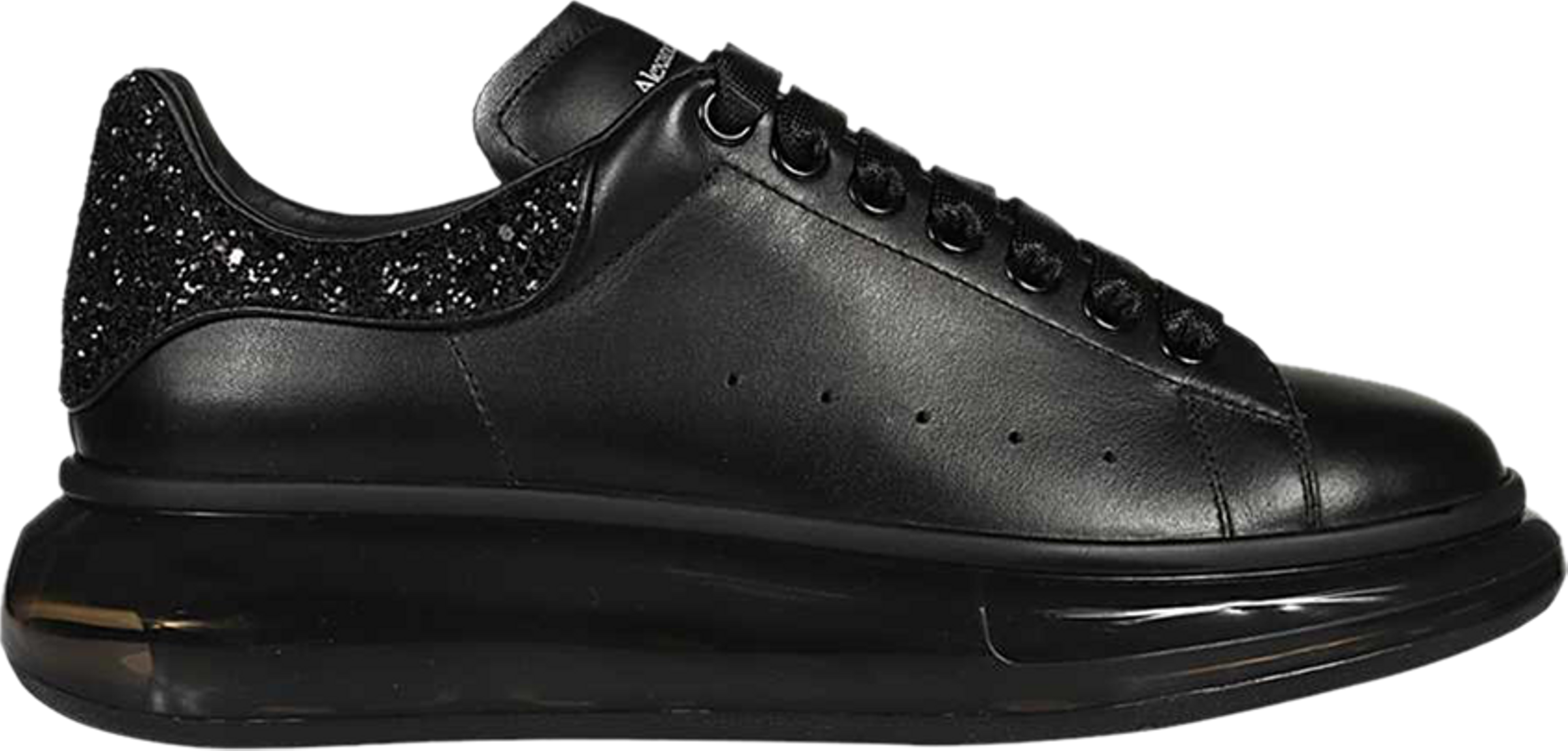 Buy Alexander Mcqueen Oversized Sneaker Black Glitter 634611 Whrh9 1000 Goat 0489