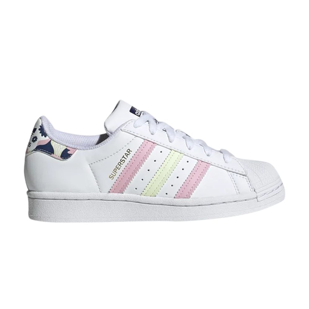 Pre-owned Adidas Originals Superstar 'white Floral'