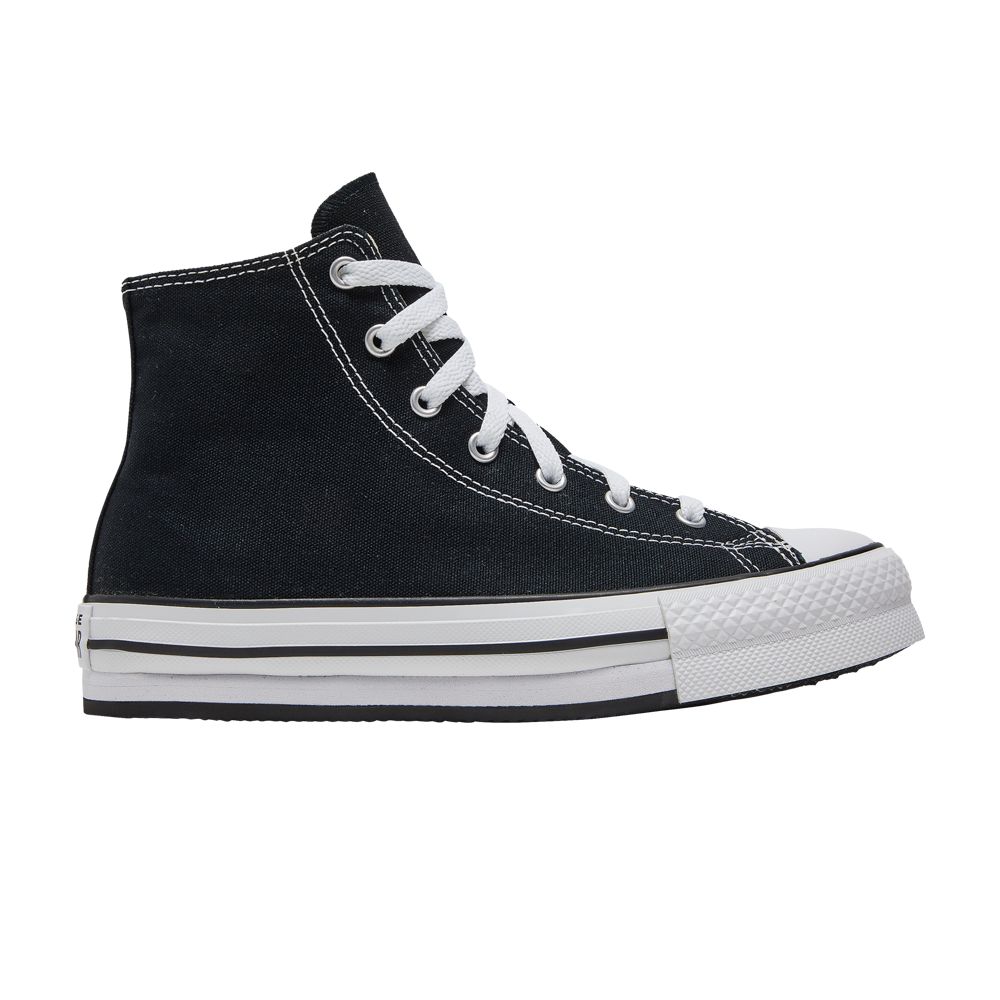 Pre-owned Converse Chuck Taylor All Star Lift Platform Canvas High Gs 'black' | Kid's Size 7