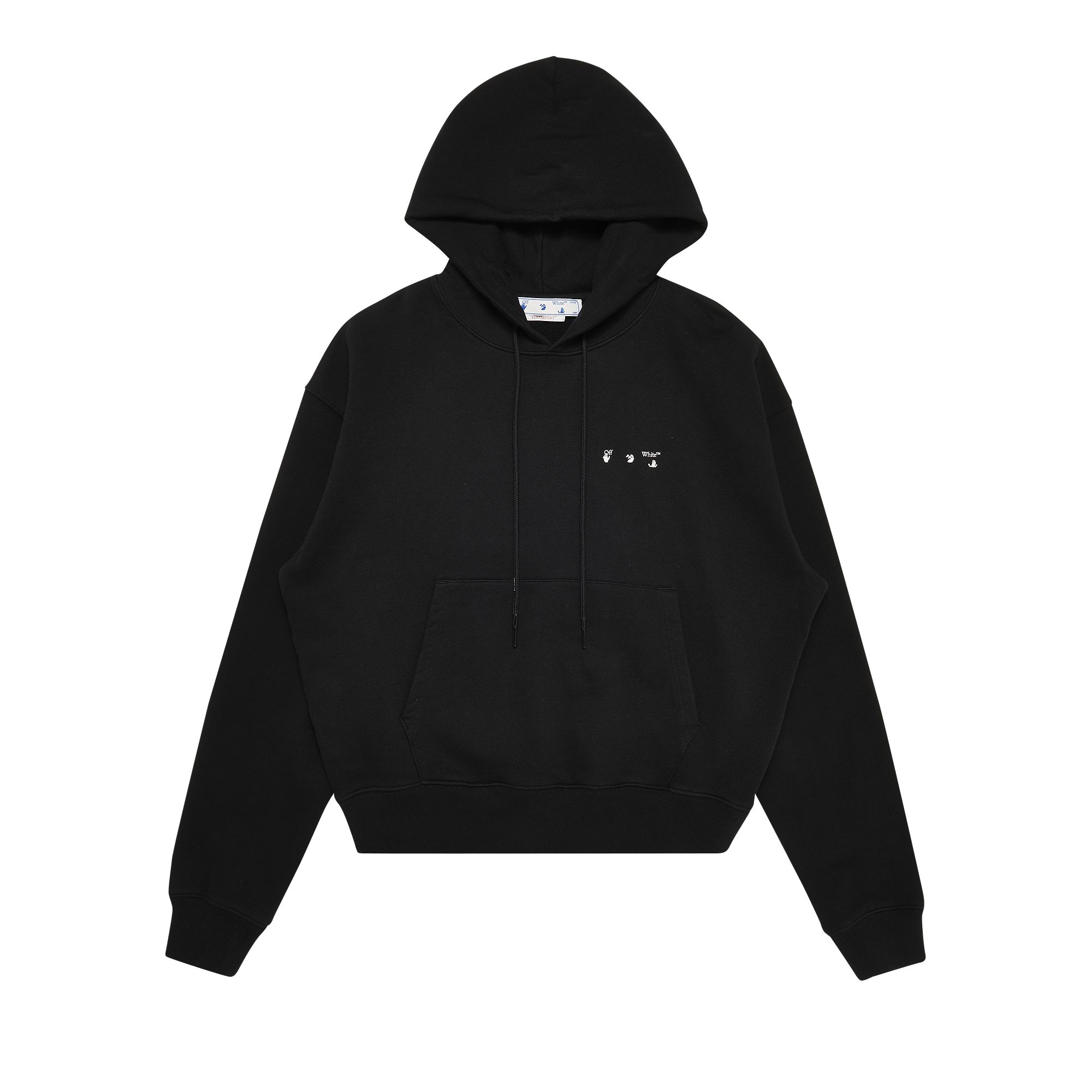 Off-White Caravag Paint Over Hoodie 'Black' | Men's Size S