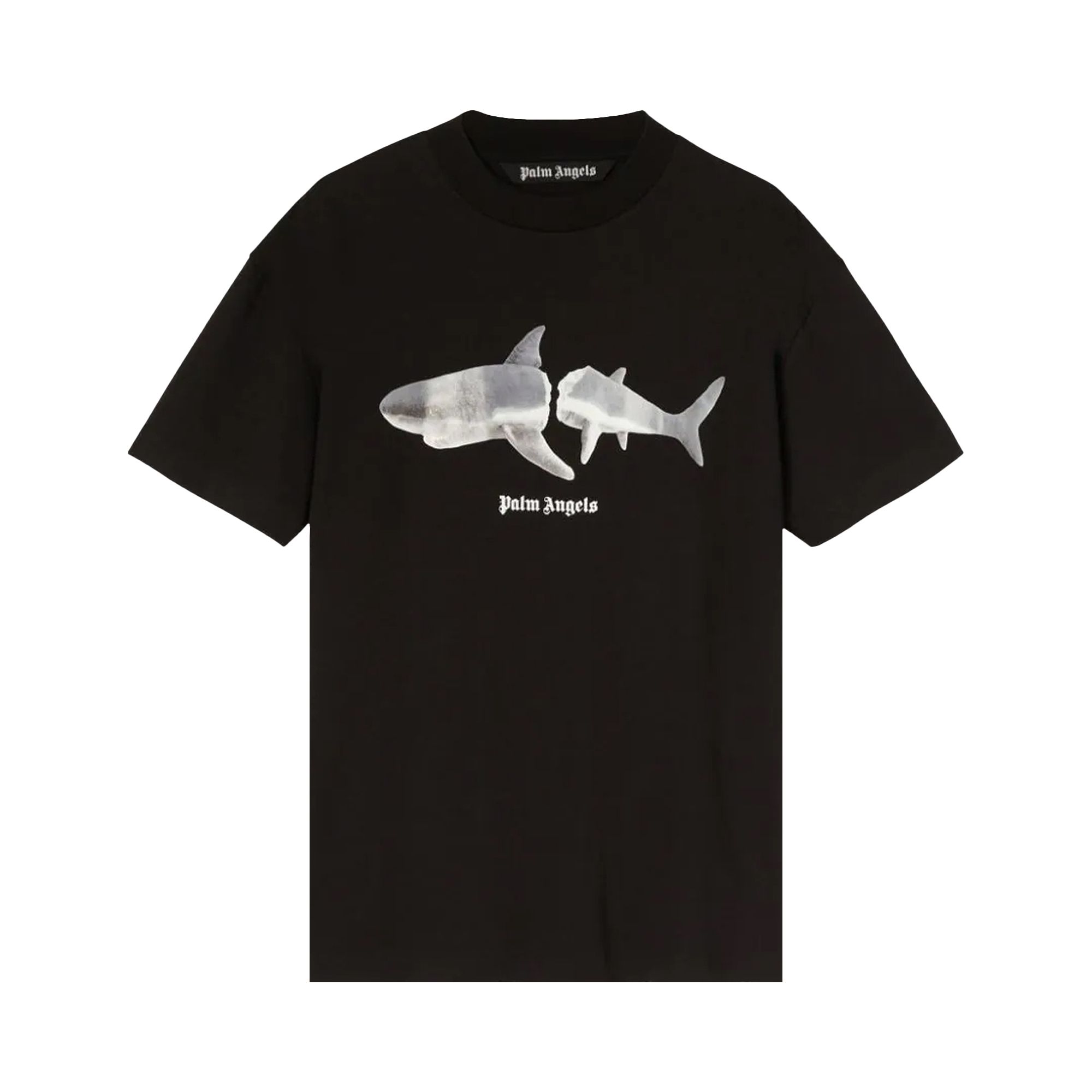 Palm Angels Shark Classic Tee 'Black/White' | Men's Size 2XL