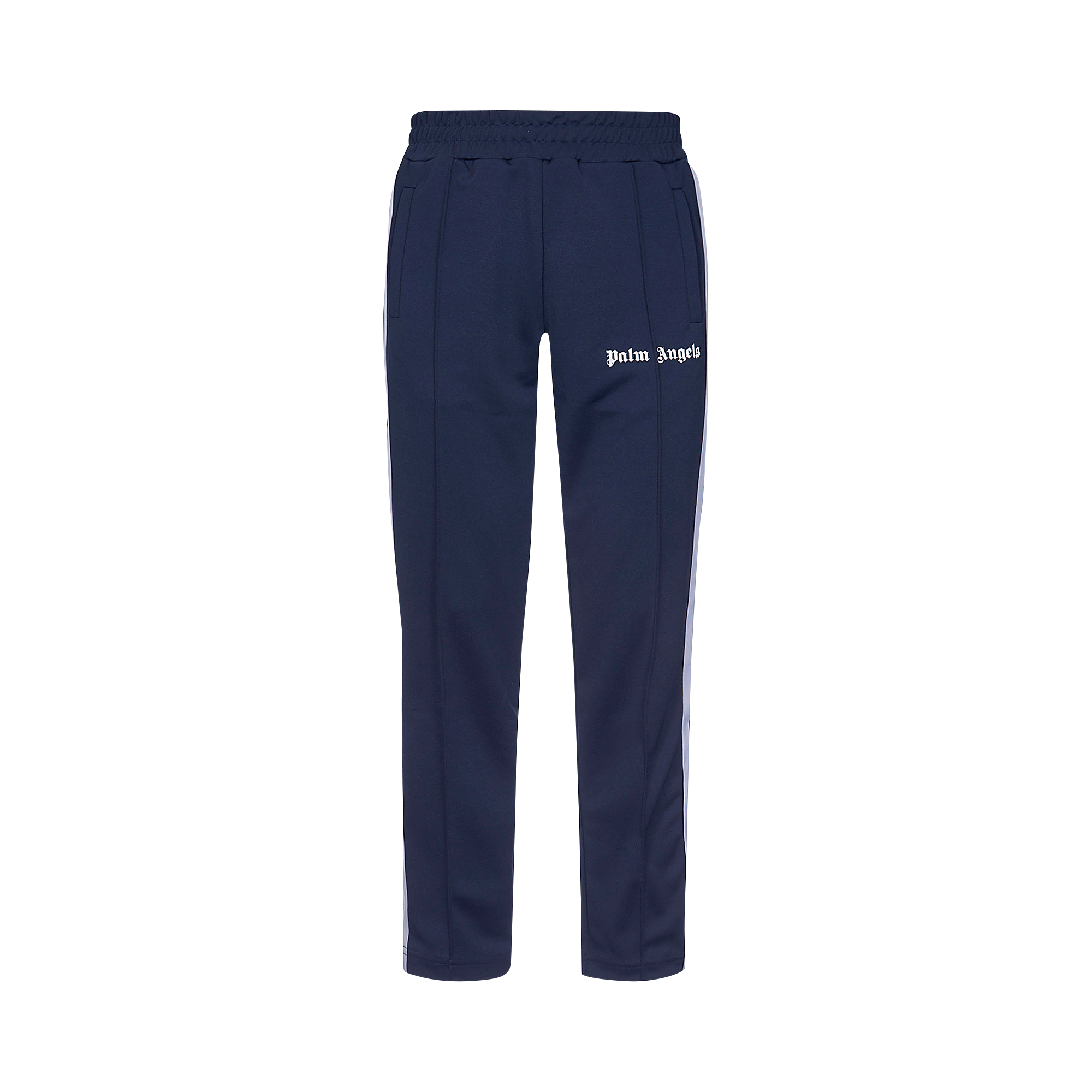 Pre-owned Palm Angels Classic Track Pants 'navy/white' In Blue