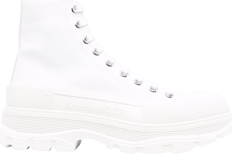 Alexander McQueen Tread Slick Boots White