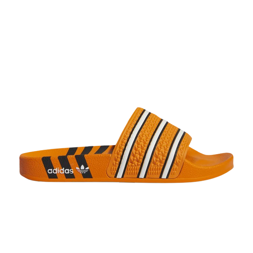 Pre-owned Adidas Originals Wmns Adilette Slide 'three Stripes - Bright Orange'