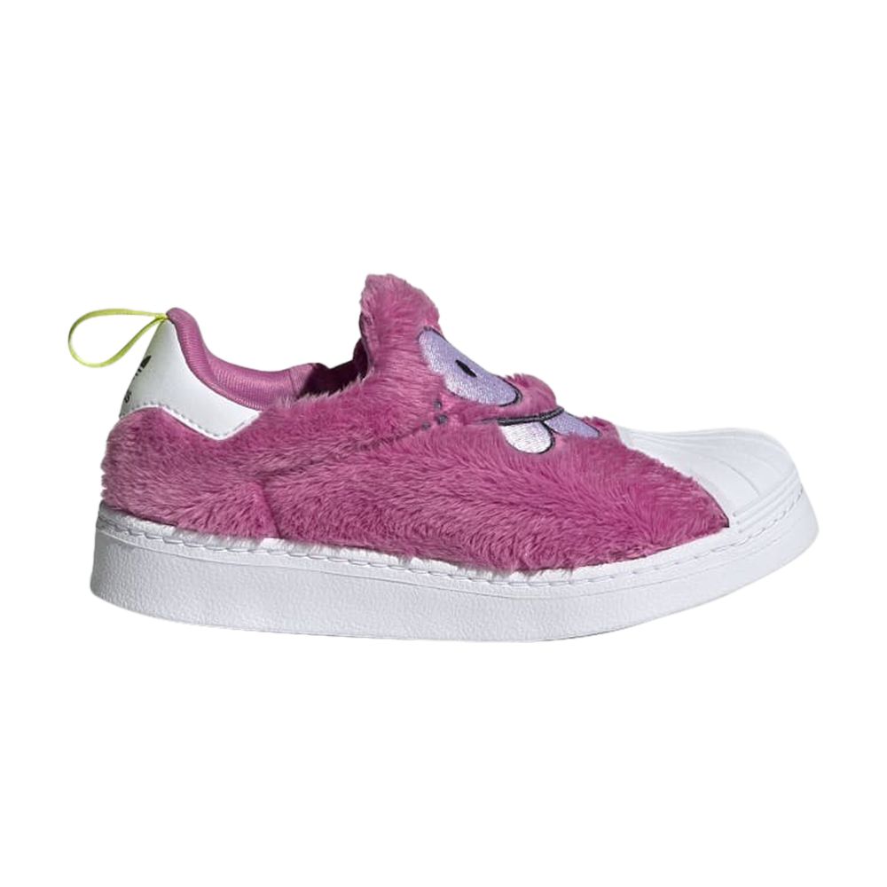 Pre-owned Adidas Originals Adidas Kevin Lyons X Superstar 360 J 'monster Face' | Pink | Kid's Size 10.5