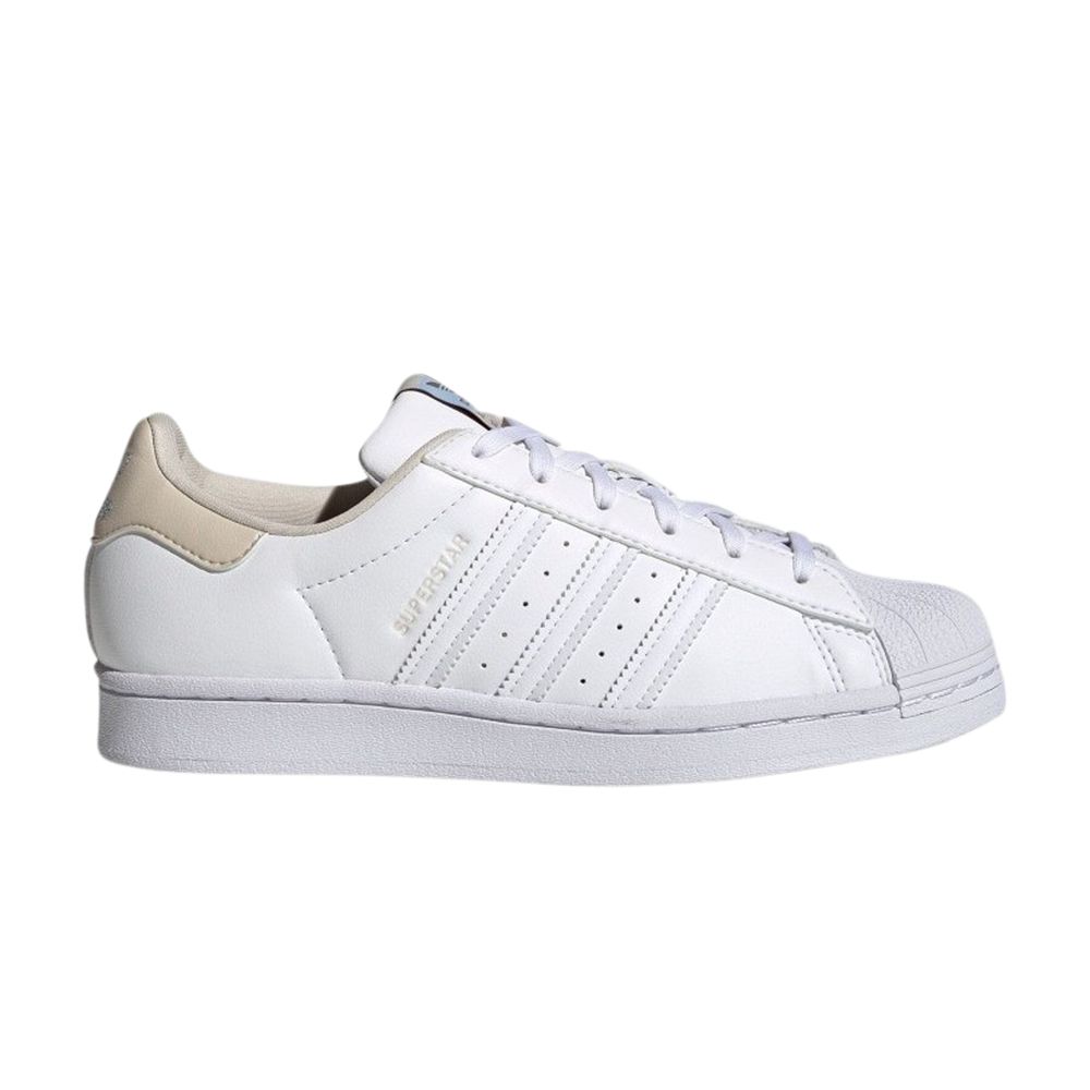 Click to view more detailed imagery on our partner's website Pre-owned Adidas Originals Wmns Superstar Vegan 'spilt Milk' In White