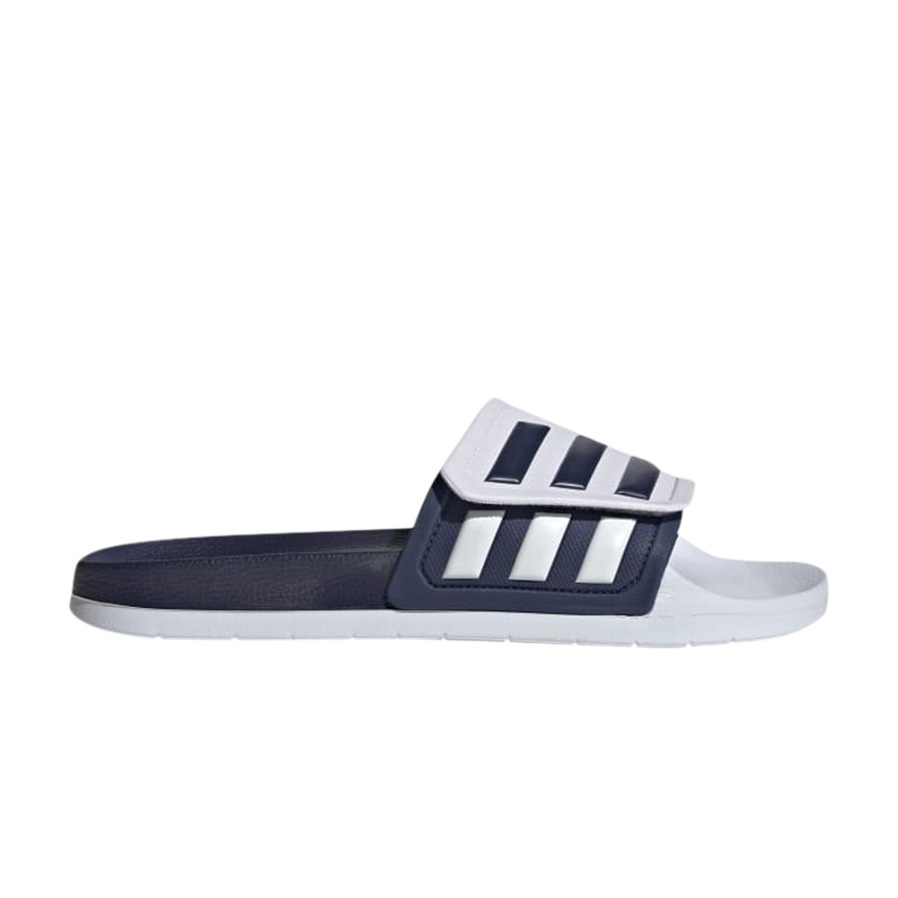 Pre-owned Adidas Originals Adilette Tnd Slides 'real Madrid' In White