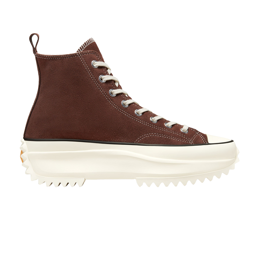 Pre-owned Converse Run Star Hike Suede High 'brazil Nut' In Brown