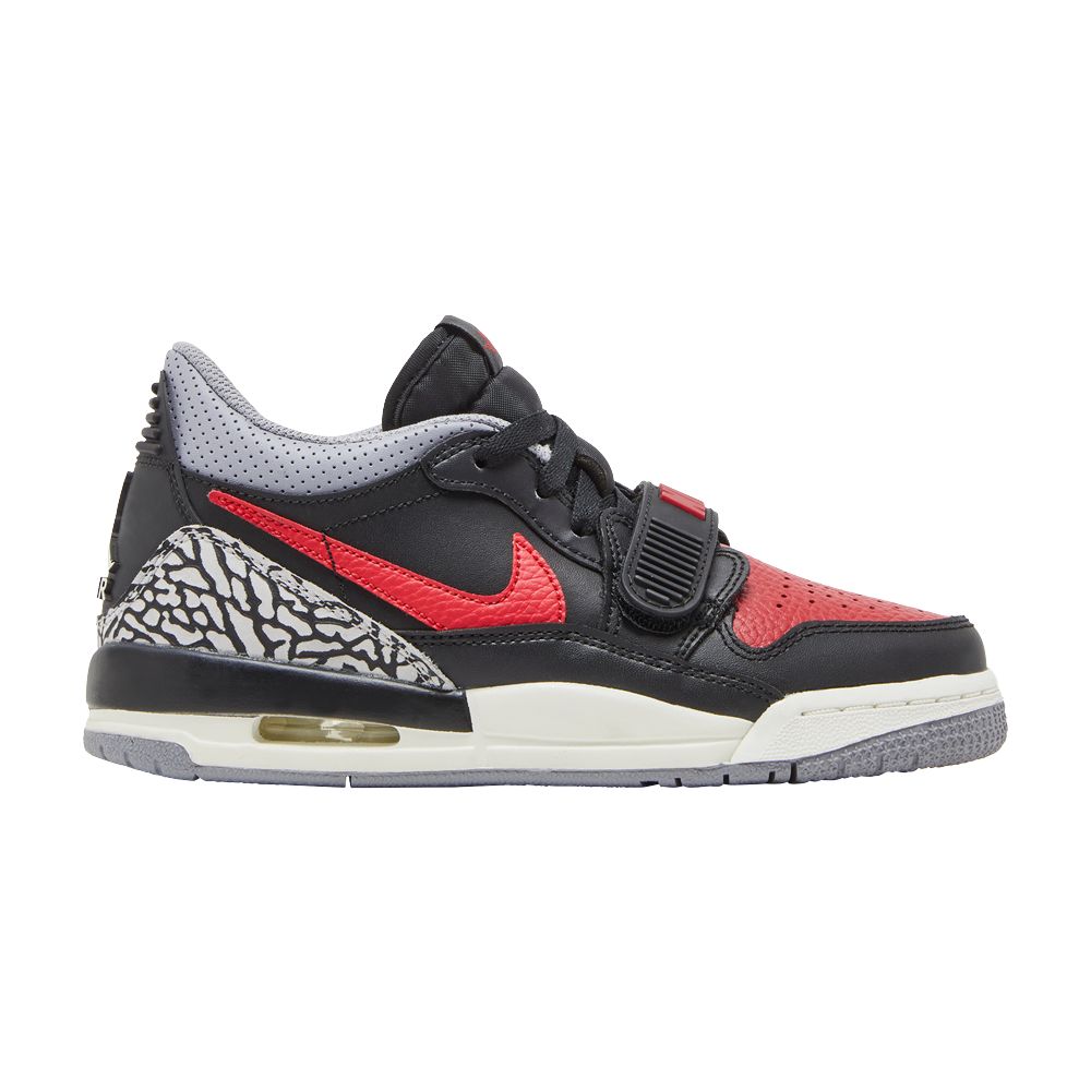 Jordan Legacy 312 Low GS 'Bred Cement' | Black | Kid's Size 6.5