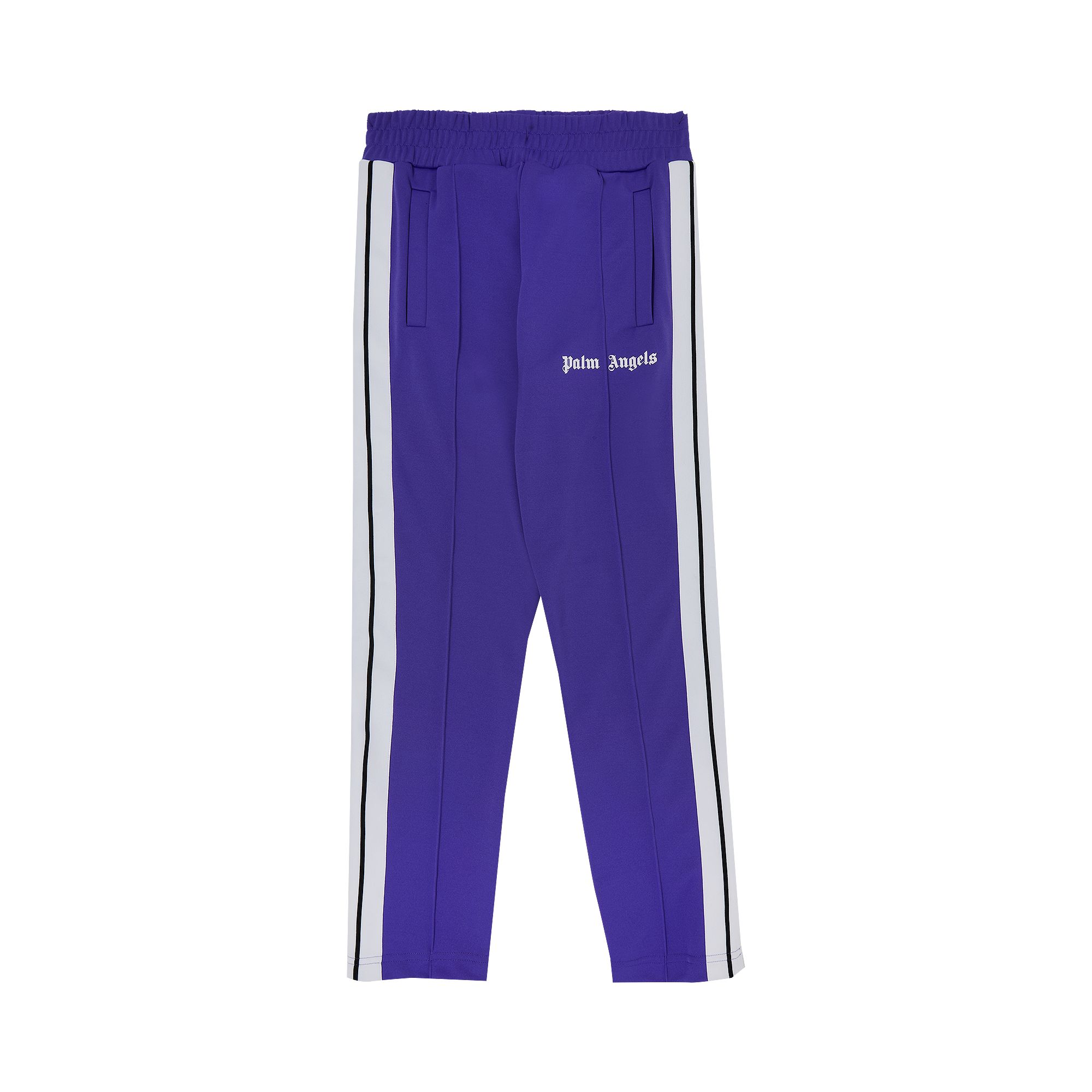 Palm Angels Slim Track Pants 'Purple/White' | Men's Size XL
