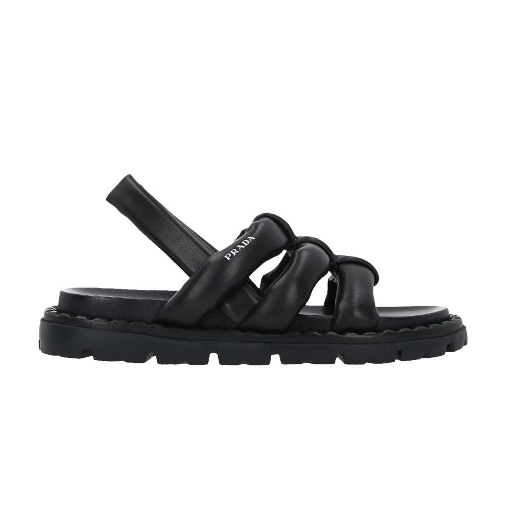 PRADA PRADA WMNS NAPPA SANDAL 'BLACK'