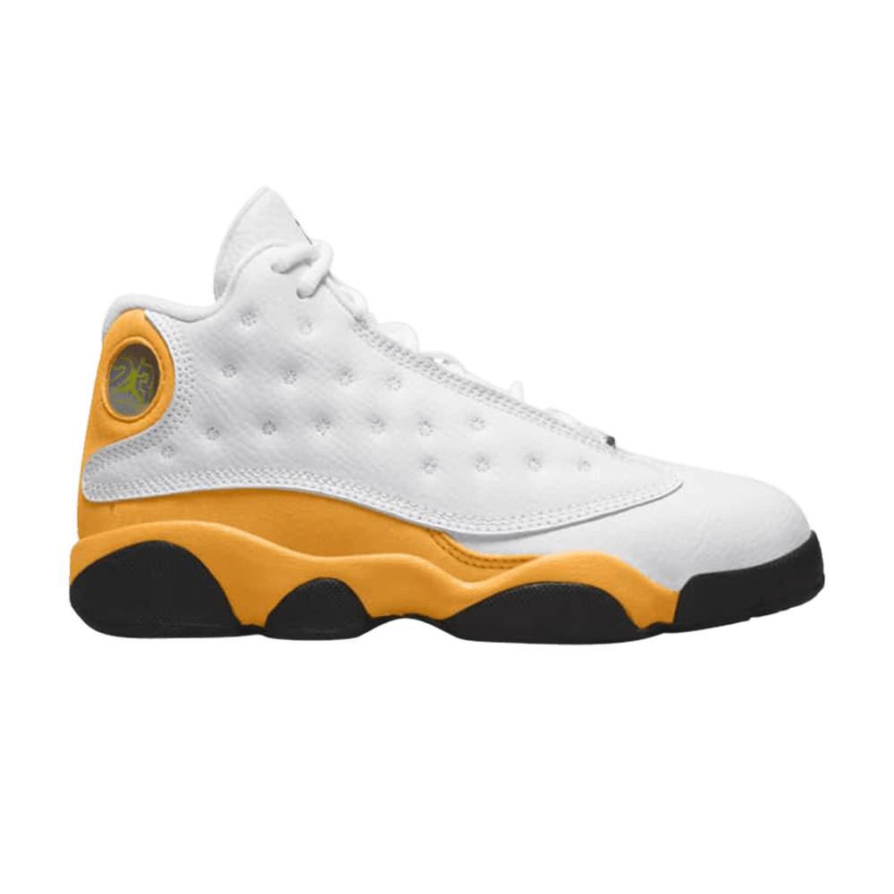 yellow and black jordans retro 13