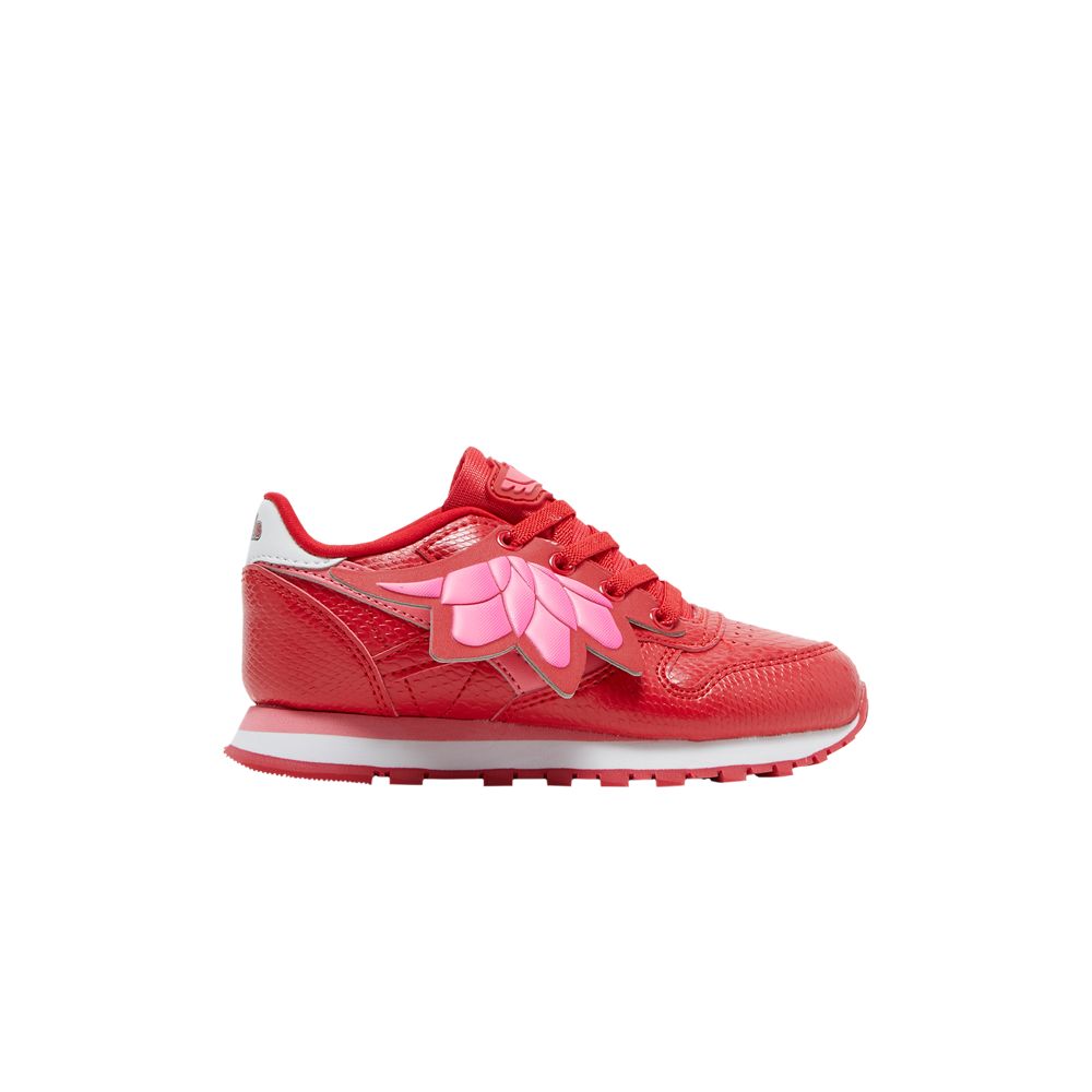 Pre-owned Reebok Pj Masks X Classic Leather Toddler 'owlette' | Red | Infant Size 5
