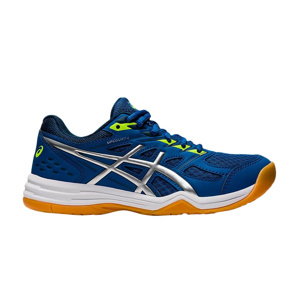 Pre-owned Asics Upcourt 4 Gs 'lake Drive Pure Silver' | Blue | Kid's Size 3
