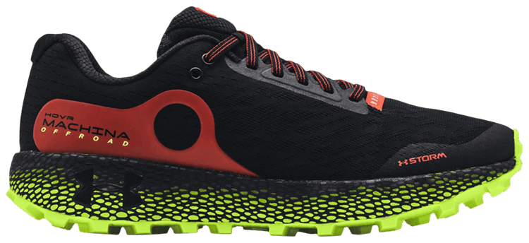Under Armour HOVR Machina Off Road Black High Vis Yellow