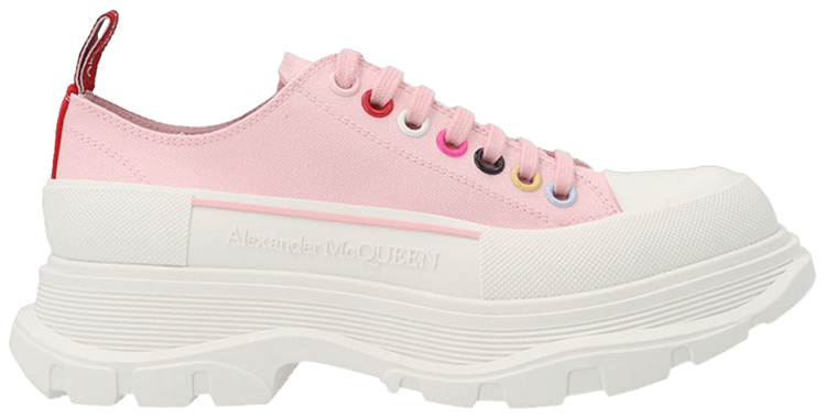 Alexander McQueen Wmns Tread Slick Lace Up Pink