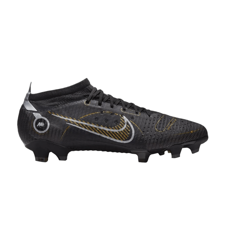 Nike boots black and gold shop