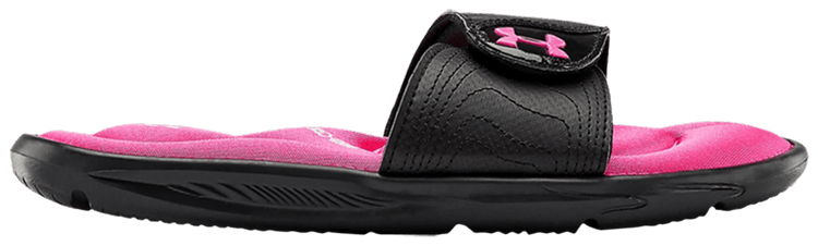 Under Armour Ignite 9 Slide GS Black Pink Surge