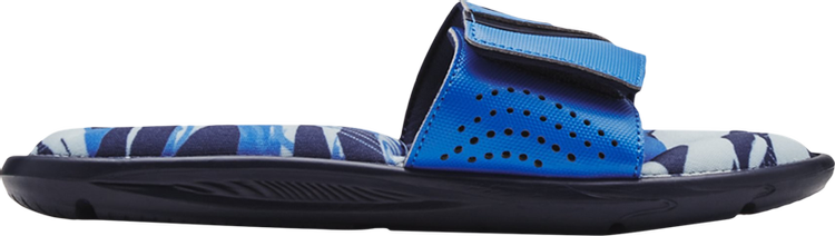Ignite 6 Graphic Footbed Slide GS 'Academy Blue Circuit'