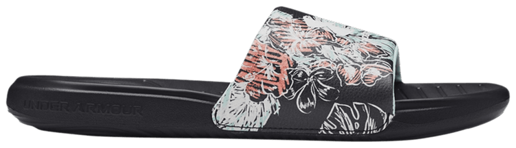Under Armour Ansa Graphic Slide Black Floral