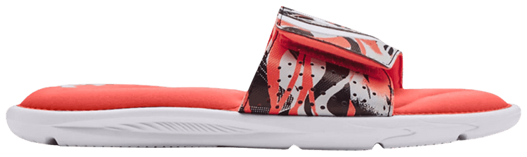 Under Armour Ignite 6 Graphic Strap Slide Venom Red